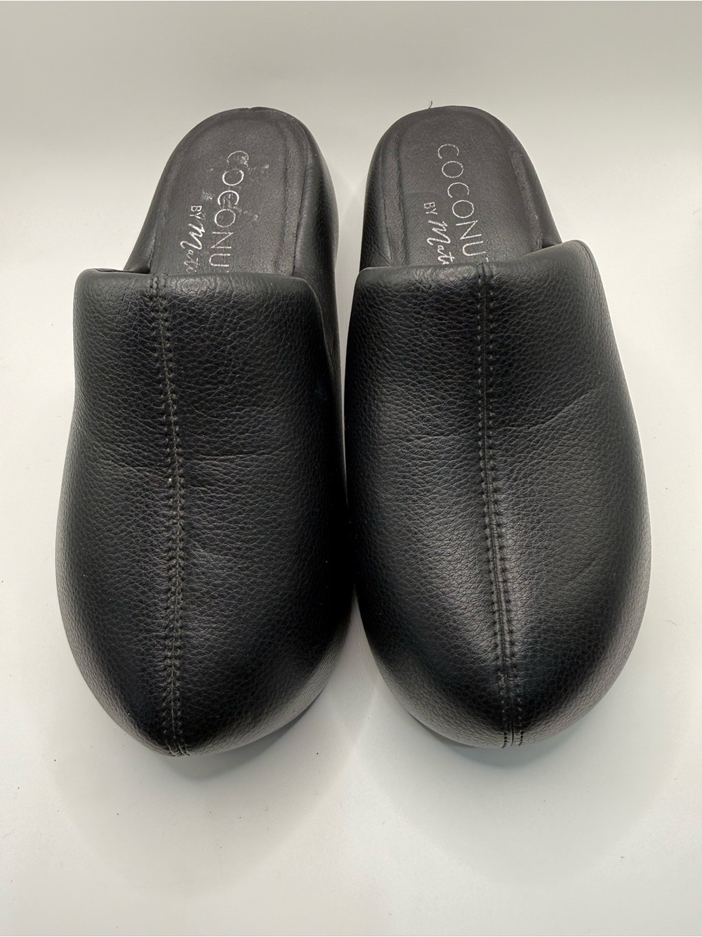 Anthropologie Coconuts by Matisse platform Mule Clogs Black Slip-On Mules